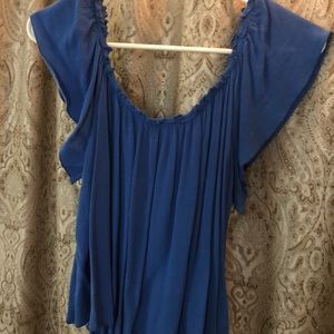 3 for 25🦋 Blue off shoulder blouse
